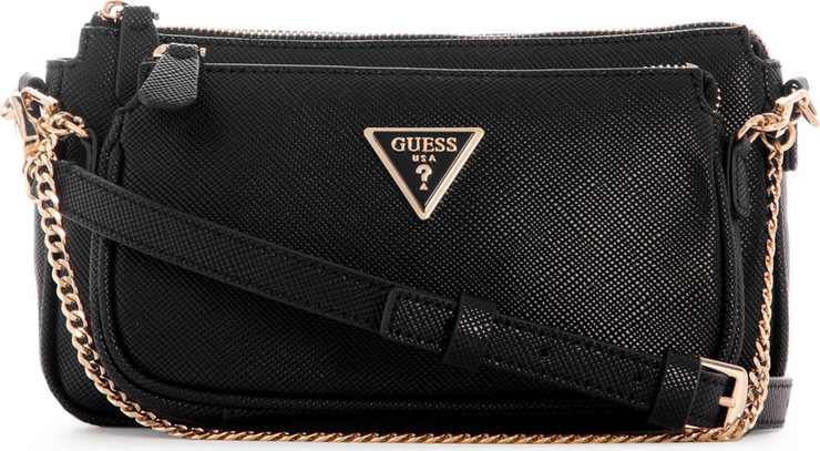 פאוצ' דמוי עור מבית GUESS קולקציית NOELLE דגם ZG787971-BLA