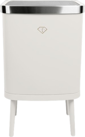 פח חכם 30 ל' עם חיישן תנועה FashionTV Cream & Gold FTV0154