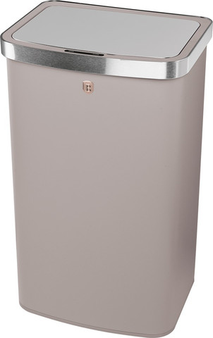 פח חכם מעוצב 60 ליטר Berlinger Haus BH9793 - צבע קרם סהרה