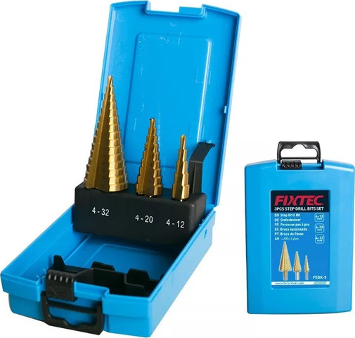 סט 3 מקדח מדורג Fixtec FSDK-3