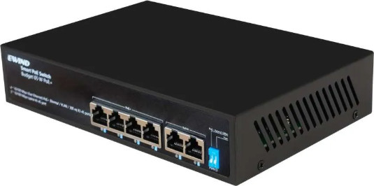 רכזת רשת 6 פורטים עם חשמל POE SWITCH 8+2 100M