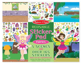 melissa and doug חוברת מדבקות פיות