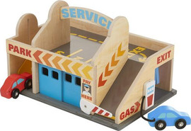 melissa and doug מליסה ודאג מוסך ותחנת שרות מעץ