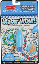 melissa and doug חוברת טוש המים פעילות - מסלולים מתחת למים - Melissa and Doug