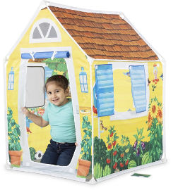 melissa and doug אוהל משחק לילדים - הקוטג' החמים