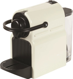 נספרסו XN1001W דגם מכונת הקפה הקומפקטית Nespresso Inissia מבית קרופס (Krups) בצבע לבן