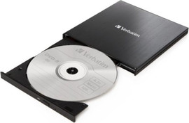 Verbatim צורב נייד חיצוני   43886 VERBATIM EXTERNAL SLIMLINE CD/DVD WRITER
