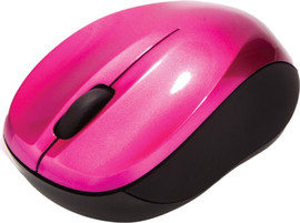 Verbatim עכבר אלחוטי Verbatim GO NANO Wireless Mouse 1600 DPI ורוד עיצוב קומפקטי Nano USB