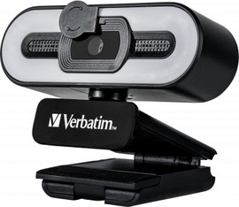 Verbatim מצלמת רשת Verbatim AWC-02 Ultra HD 2K - פוקוס אוטומטי ותאורת LED מובנית - סיבוב 360° - צבע שחור