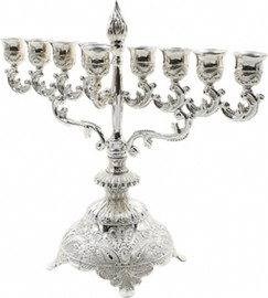 MGS חנוכיה מוכספת 29X31 ס”מ סדרת להבה