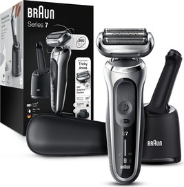 BRAUN מכונת גילוח בראון סדרה 7 עם מתקן שטיפה Braun 7071CC