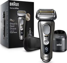 BRAUN מכונת גילוח Braun Series 9 Pro 9465CC Graphite עם תחנת ניקוי וטעינה