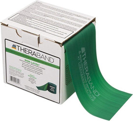 Theraband גליל גומיה טרהבנד ירוק בינוני-חזק 45.5 מ' TheraBand
