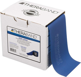 Theraband גליל גומיה טרהבנד כחול חזק 45.5 מ' TheraBand