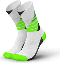 Incylence גרבי ריצה וספורט ארוכים - LADDERS BLACK GREEN