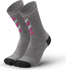 Incylence גרבי צמר מרינו - RISE GREY PINK