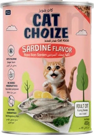 CATS CHOICE CAT CHOIZE - מזון רטוב במרקם פטה לחתולים בטעם סרדין 400 גר'