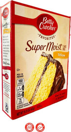 Betty Crocker Betty Crocker Super Moist Yellow בטי קרוקר עוגה צהובה אוורירית טעימים