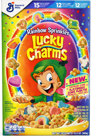 General Mills Lucky Charma rainbow sprinkles לאקי מארס ספרינקלס צבעי קשת