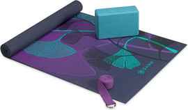 GAIAM חבילת יוגה מושלמת - Home Yoga Kit
