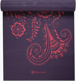 GAIAM מזרן פרימיום 6 מ"מ  Aubergine Swirl