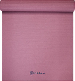 GAIAM מזרן יוגה 5 מ"מ SOLID ROSY PINK