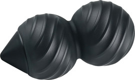 GAIAM מעסה רטט חשמלי דו מוקדי VIBRATING DUO POINT MASSAGER - BLACK