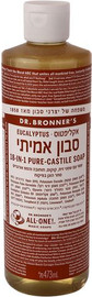 DR.BRONNER'S סבון אמיתי אורגני ד"ר ברונר בניחוח אקליפטוס 473 מ"ל