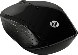 HP עכבר אלחוטי HP 200 Wireless Mouse 1000 DPI שחור עיצוב ארגונומי וחיבור 2.4GHz