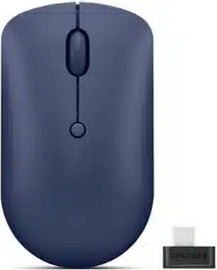 Lenovo עכבר אלחוטי קומפקטי Lenovo 540 USB-C 2400DPI - צבע Abyss Blue