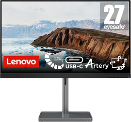 Lenovo מסך מחשב Lenovo L27m-30 FHD IPS 27'' AMD FreeSync - כולל מצלמה