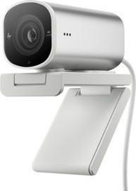 HP מצלמת רשת HP 960 UHD 4K HDR Silver בינה מלאכותית AI מיקרופונים כפולים