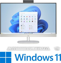 HP מחשב All-in-One עם מסך מגע HP 27 - צבע לבן פנינה