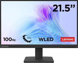 Lenovo מסך מחשב Lenovo L22-4e 21.5" FHD IPS 100Hz HDMI VGA - צבע שחור