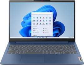 Lenovo מחשב נייד Lenovo IdeaPad Slim 3 מסך 15.6" FHD מעבד i3-1315U זיכרון 8GB דיסק 256GB SSD - Windows 11 Pro צבע כחול