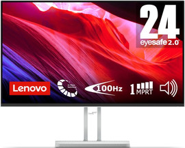 Lenovo מסך מחשב Lenovo L24i-4A 23.8'' IPS FHD 1ms 100Hz - צבע אפור - כולל רמקולים