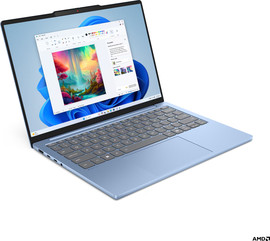 Lenovo מחשב נייד Lenovo IdeaPad Slim 5 13.3" - Ryzen 7 7735HS - זיכרון 16GB - כונן 512GB SSD - Win 11 Pro - צבע Polar Blue