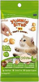 YUMMIE BITES יאמיז בייטס - מארז 3 יח' חטיף נגיסונים רכים לחתול 30 גר' בטעם עוף