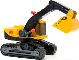 טופ טויס טרקטור מחפר עם אורות וצלילים CAT Power Haulers 2.0 Excavator