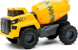 טופ טויס משאית מערבל בטון עם אורות וצלילים CAT Power Haulers 2.0 Cement Mixer