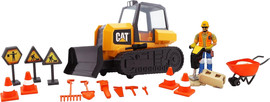 CAT ערכת משחק דחפור מבית CAT כולל דמות ואביזרים - 23 חלקים