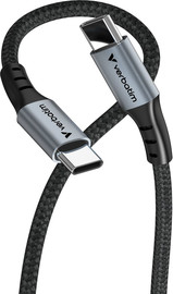 Verbatim כבל Verbatim USB4 240W 40Gbps 8K – אורך 1.2 מטר – USB-C מקצועי