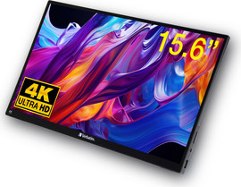 Verbatim מסך מגע Portable Touchscreen 4K Monitor 15.6