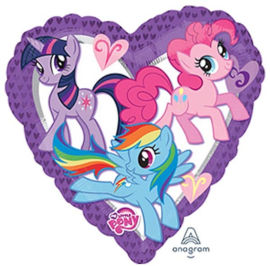 My Little Pony בלון מיילר 18- פוני קטן שלי -לב