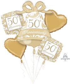 Anagram זר בלונים - חגיגות 50