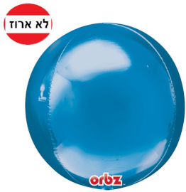 Anagram בלון מיילר 15- תלת מימד ORBZ כחול 1 יח