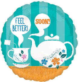 Anagram בלון מיילר 18-אנגלית Get well תכלת Feel