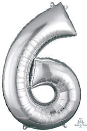 Anagram בלון מיילר 26 - ספרה 6 כסף - חסכם