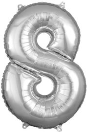 Anagram בלון מיילר 26 - ספרה 8 כסף - חסכם