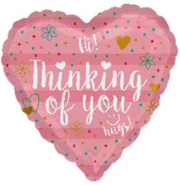 Anagram בלון מיילר 18-אנגלית Love לב HI thinking